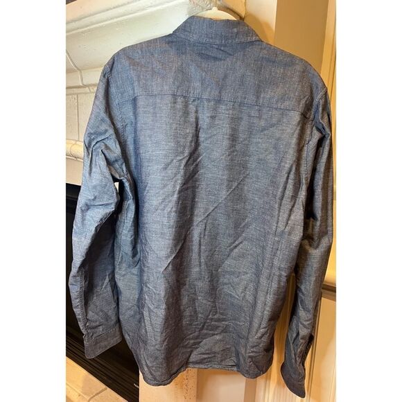 Patagonia Men's Long-Sleeved Bluffside Shirt Blue Button Down Size Large - Picture 4 of 14